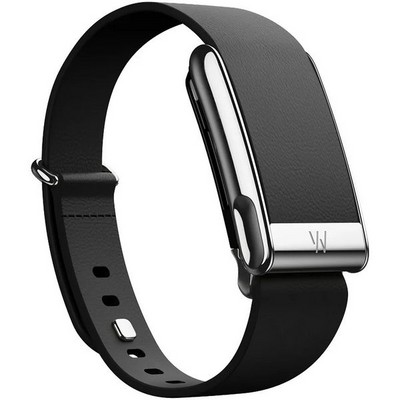Кожаный люксовый ремешок Whoop LeatherLuxe Tapered MG Black with Titanium - фото 81031