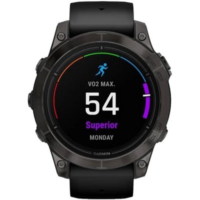 Garmin Epix Pro Gen 2 Sapphire (47mm) Carbon Gray Titanium with Black Band (010-02803-11) - фото 81766