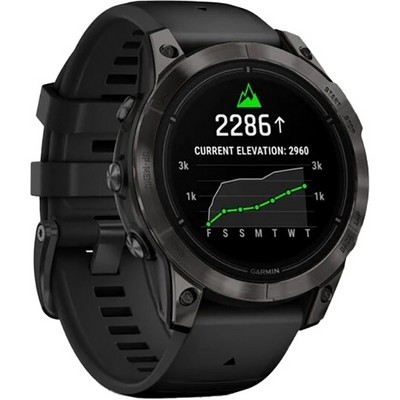 Garmin Epix Pro Gen 2 Sapphire (47mm) Carbon Gray Titanium with Black Band (010-02803-11) - фото 81767
