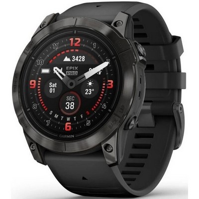 Garmin Epix Pro Gen 2 Sapphire (51mm) Carbon Gray Titanium with Black Band (010-02804-01) - фото 81769