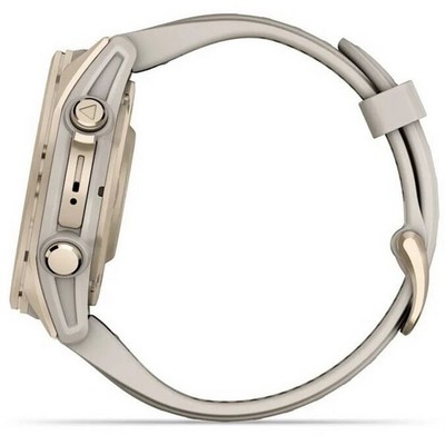 Garmin Fenix 8 43mm Amoled Sapphire  Soft Gold with Dark Sandstone Silicone Band (010-02903-11) - фото 81782