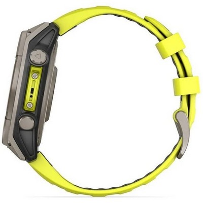Garmin Fenix 8 47mm Solar Sapphire Titanium with Yellow Graphite Silicone (010-02906-21) - фото 81824