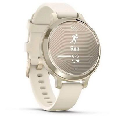 Garmin LILY 2 Active lunar Gold with Bone Silicone Band (010-02891-00) - фото 81917