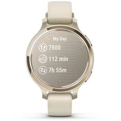 Garmin LILY 2 Active lunar Gold with Bone Silicone Band (010-02891-00) - фото 81919