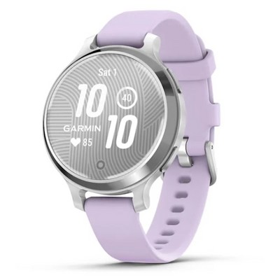 Garmin LILY 2 Active Silver with Purple Jasmine Silicone Band (010-02891-01) - фото 81923
