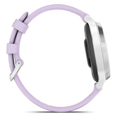 Garmin LILY 2 Active Silver with Purple Jasmine Silicone Band (010-02891-01) - фото 81928