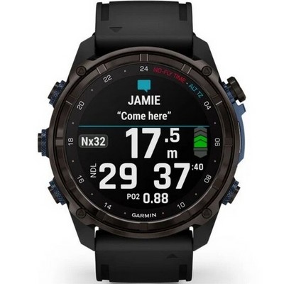 Garmin Descent MK3i 51mm Carbon Gray DLC Titanium with Black (010-02752-11) - фото 82195