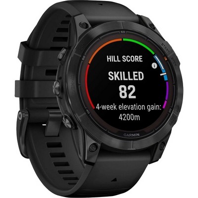 Garmin Fenix 7 Pro Solar Carbon Gray wt Black Band (010-02777-00) - фото 82217