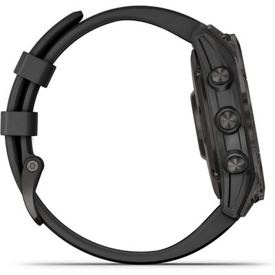 Garmin Fenix 7 Sapphire Solar Black DLC wt Black Band (Official RFB) (010-02540-34) - фото 82226