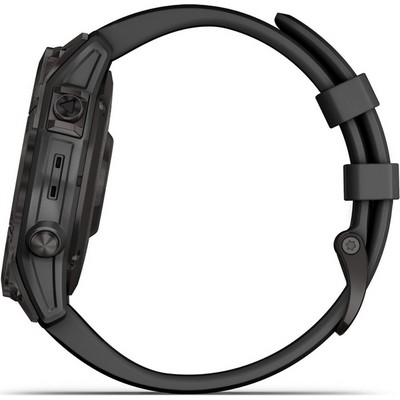 Garmin Fenix 7 Sapphire Solar Black DLC wt Black Band (Official RFB) (010-02540-34) - фото 82227