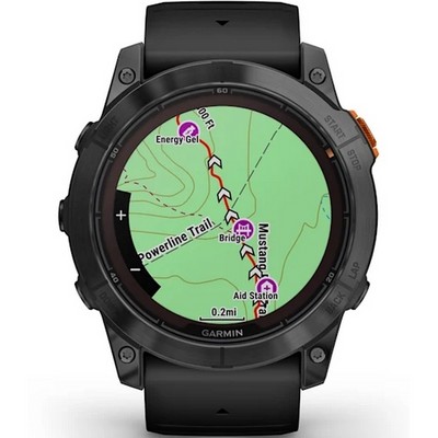 Garmin Fenix 7X Pro Solar Carbon Gray wt Black Band (010-02778-00) - фото 82238