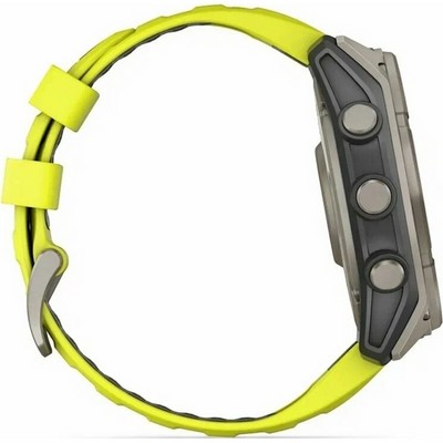 Garmin Fenix 8 51mm Solar Sapphire Titanium with Yellow Graphite Silicone (010-02907-20) - фото 82261