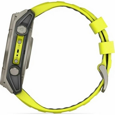 Garmin Fenix 8 51mm Solar Sapphire Titanium with Yellow Graphite Silicone (010-02907-20) - фото 82262