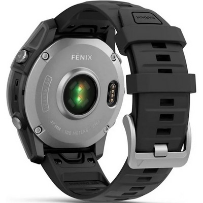 Garmin Fenix E Amoled (47mm) Stainless Steel with Black Band (010-03025-02) - фото 82266