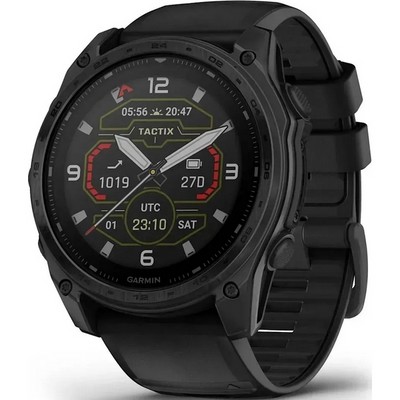 Garmin Tactix 8 51mm Solar Sapphire Applied Ballistic Solver with Silicone Band (010-03407-01) - фото 82394