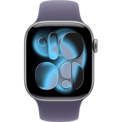 Apple Watch Series 11, 42 mm, Space Gray Aluminium Purple Fog Sport Band SM/ML - фото 83113 Apple Watch Series 11, 42 mm, Space Gray Aluminium Purple Fog Sport Band SM/ML - фото 83113