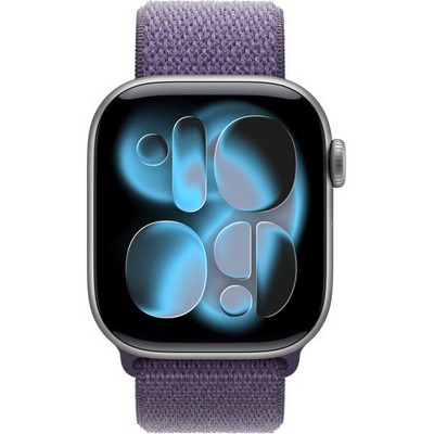 Apple Watch Series 11, 42 mm, Space Gray Aluminium Purple Fog Sport Loop - фото 83133 Apple Watch Series 11, 42 mm, Space Gray Aluminium Purple Fog Sport Loop - фото 83133