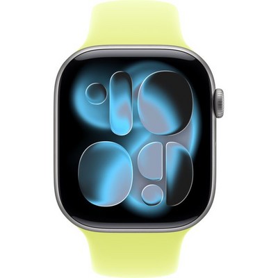 Apple Watch Series 11, 46 mm, Space Gray Aluminium Neon Yellow Sport Band SM/ML - фото 83229 Apple Watch Series 11, 46 mm, Space Gray Aluminium Neon Yellow Sport Band SM/ML - фото 83229