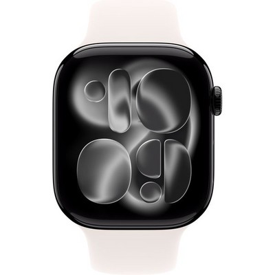 Apple Watch Series 11, 46 mm, Jet Black Aluminium Light Blush Sport Band SM/ML - фото 83376 Apple Watch Series 11, 46 mm, Jet Black Aluminium Light Blush Sport Band SM/ML - фото 83376