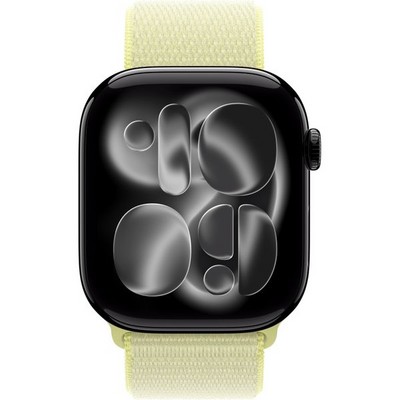 Apple Watch Series 11, 46 mm, Jet Black Aluminium Neon Yellow Sport Loop - фото 83379 Apple Watch Series 11, 46 mm, Jet Black Aluminium Neon Yellow Sport Loop - фото 83379