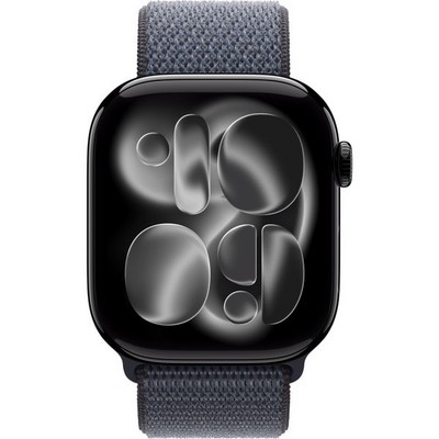 Apple Watch Series 11, 46 mm, Jet Black Aluminium Anchor Blue Sport Loop - фото 83381 Apple Watch Series 11, 46 mm, Jet Black Aluminium Anchor Blue Sport Loop - фото 83381