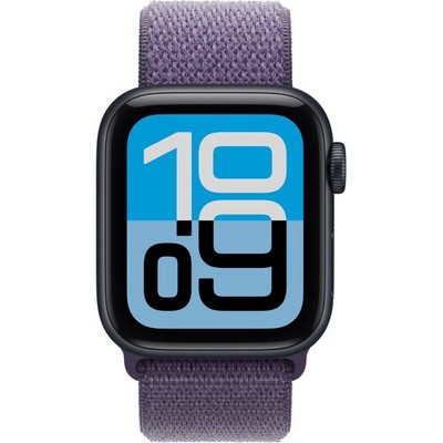 Apple Watch SE 3, 40 mm, Midnight Aluminium Purple Fog Sport Loop - фото 83443
