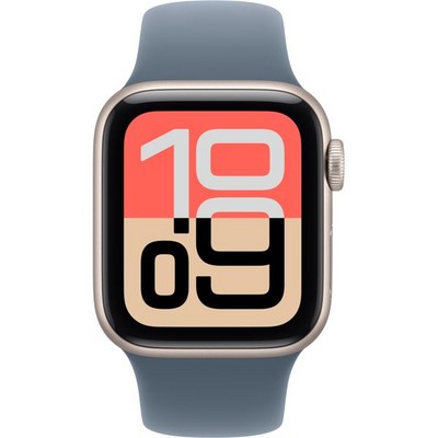 Apple Watch SE 3, 40 mm, Starlight Aluminium Anchor Blue Sport Band - фото 83451