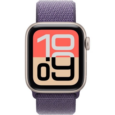 Apple Watch SE 3, 40 mm, Starlight Aluminium Purple Fog Sport Loop - фото 83467