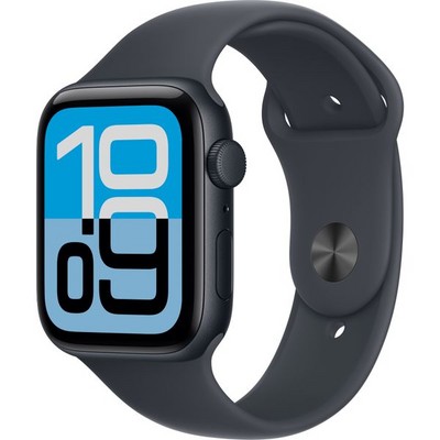 Apple Watch Series SE 3, 44 mm, Midnight Aluminium Midnight Sport Band - фото 83480