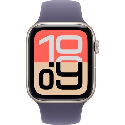 Apple Watch SE 3, 44 mm, Starlight Aluminium Purple Fog Sport Band - фото 83501