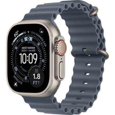 Apple Watch Ultra 3, 49 mm, Natural Ocean Band Anchor Blue - фото 83589