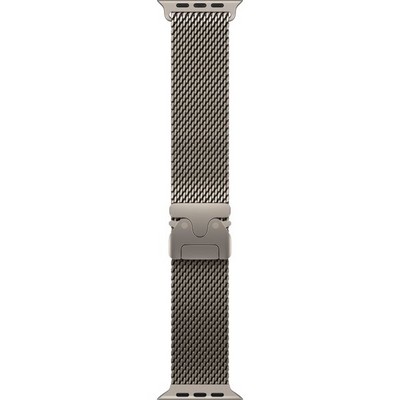 Apple Watch Ultra 3, 49 mm, S/M/L Natural Titanium Milanese Loop - фото 83596