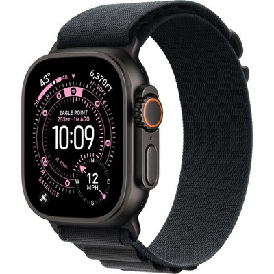 Apple Watch Ultra 3, 49 mm, Black S/M/L Alpine Loop Black - фото 83603