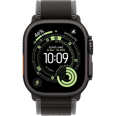 Apple Watch Ultra 3, 49 mm, Black S-M/М-L Trail Loop Black/Charcoal - фото 83613