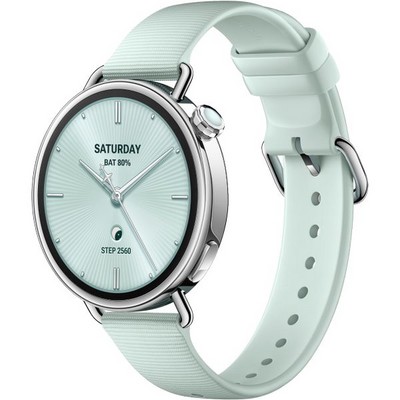 Xiaomi Watch S4 41mm Fluororubber Strap Green - фото 84315