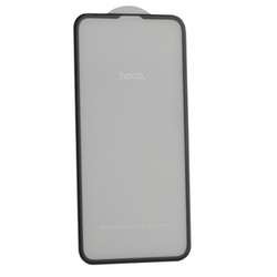 Стекло защитное Hoco Nano 3D A12 узкие силиконовые рамки для iPhone 11/ XR (6.1") Black
