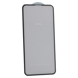 Стекло защитное Hoco Nano 3D A12 узкие силиконовые рамки для iPhone 11 Pro Max/ XS MAX (6.5") Black