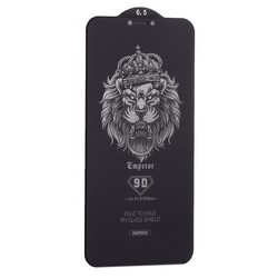 Стекло защитное Remax 9D (GL-35) Emperor Series Антишпион Твердость 9H для iPhone 11 Pro Max/ XS MAX (6.5") 0.22mm Black