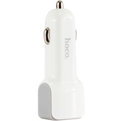 Разделитель автомобильный Hoco Z23 Grand style dual-port car charger (2USB: 5V & 2.4A) Белый