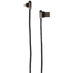 Дата-кабель USB Hoco U60 Soul secret charging data cable for Lightning (1.2м) (2.4A) Черный