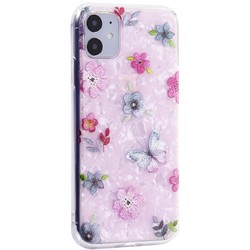 Чехол-накладка пластиковый MItrifON для iPhone 11 (6.1") с силиконовыми бортами Розовый вид №5