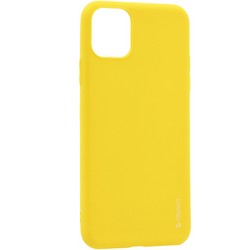 Чехол-накладка силикон Deppa Gel Color Case D-87251 для iPhone 11 Pro Max (6.5") 1.0мм Желтый