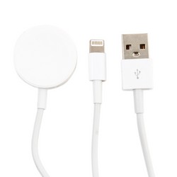 Дата-кабель USB COTECi 2in1 Charging cable iPhone & Watch (CS5170-WH) 1м Белый