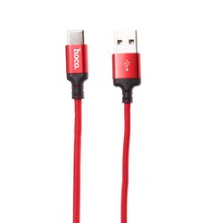 USB дата-кабель Hoco X14 Times speed Type-C (1.0 м) Красный