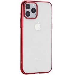 Чехол-накладка пластиковый X-Level для iPhone 11 Pro (5.8") Красный глянцевый борт