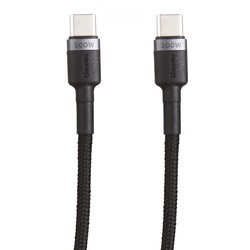 Дата-кабель Baseus Cafule cable Type-C to Type-C 100W (20V-5A ) (CATKLF-ALG1) 2.0 м Черный