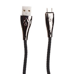 Дата-кабель USB Hoco U75 Magnetic charging data cable for MicroUSB (1.2м) (3A) Черный