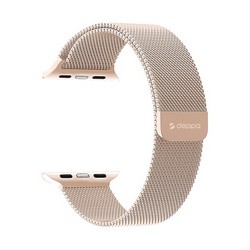 Ремешок из нержавеющей стали Deppa Band Mesh D-47150 для Apple Watch 44мм/ 42мм Золотой