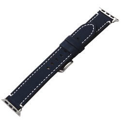 Ремешок кожаный COTECi W35 Homag Leather Band (WH5258-BL) для Apple Watch 40мм/ 38мм Синий