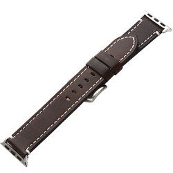 Ремешок кожаный COTECi W35 Homag Leather Band (WH5258-BR) для Apple Watch 40мм/ 38мм Коричневый